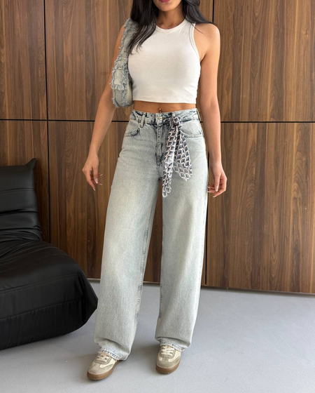 Kadın Baggy Jeans Pantolon