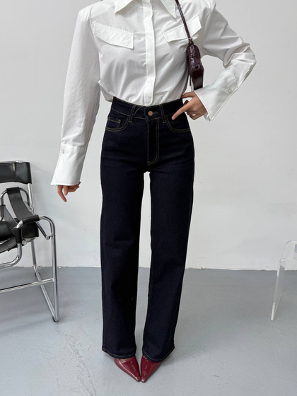 Kadın Slouchy Jeans Pantolon