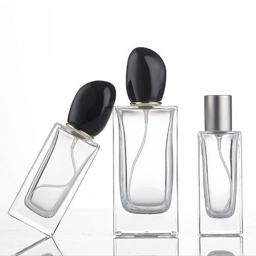 Glass perfume bottle