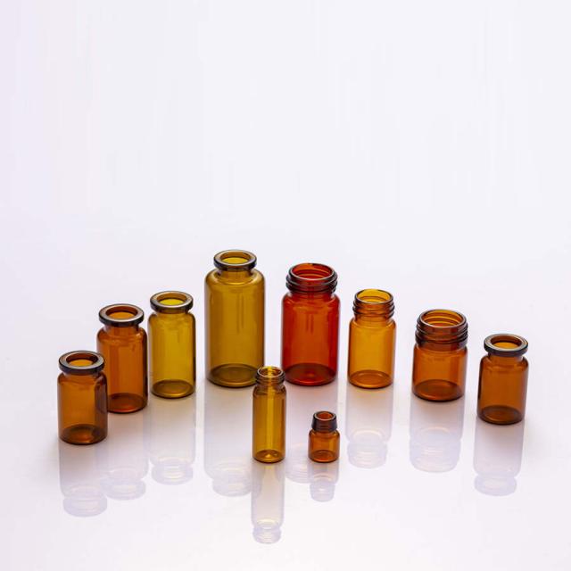 Amber Low borosilicate/Neutral borosilicate tubular glass vials