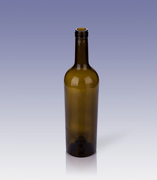Glass wine bottles