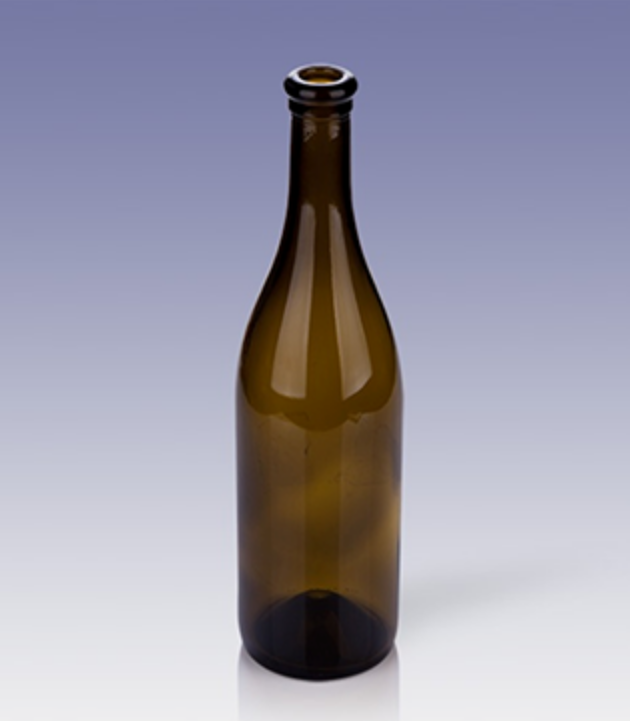 Brown glass wine bottles (Burgundy)