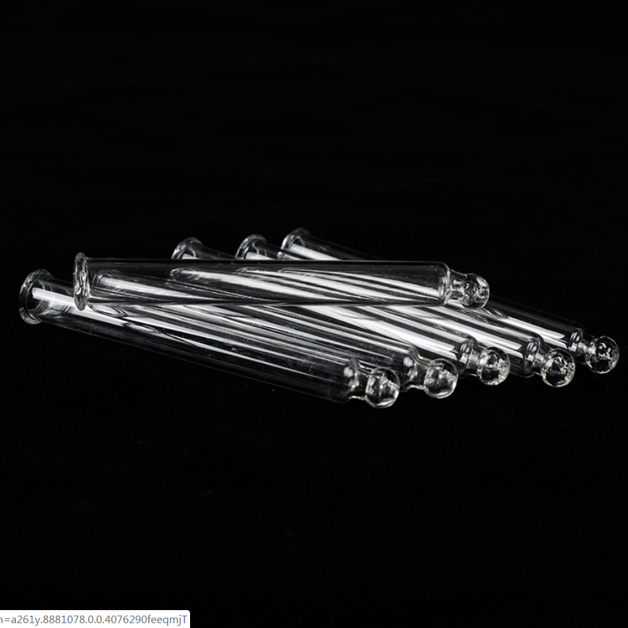 Round head glass dropper