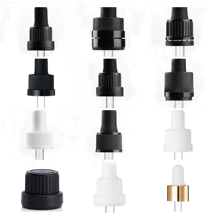 18/410 Dropper caps for essential oil glass bottle