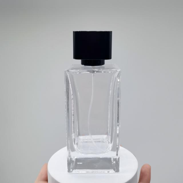 Clear Color Perfume Glass Bottles With