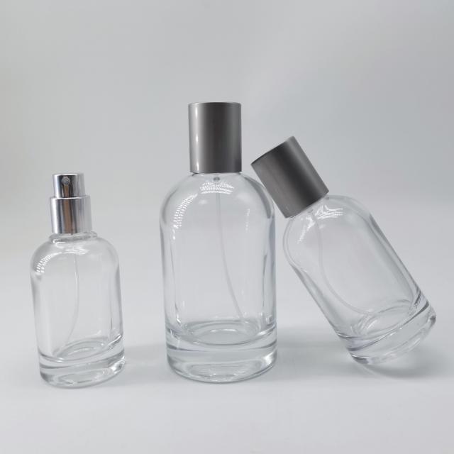 Cylindrical Glass Bottle Perfume Bottle