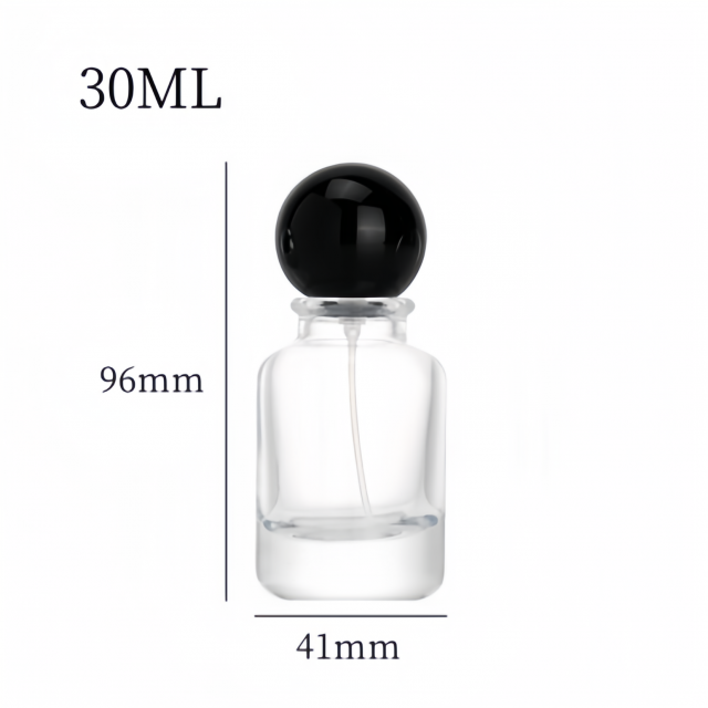 Cylindrical Glass Bottle Perfume Bottle
